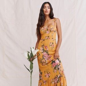 Reformation Jasen floral dress size 6